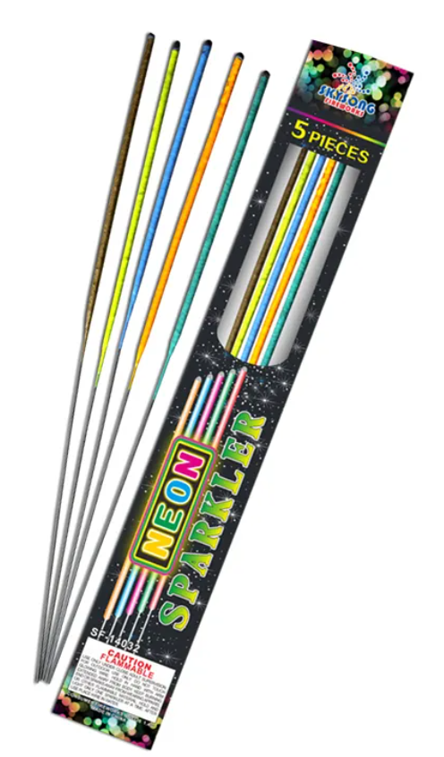 18" Neon Sparklers